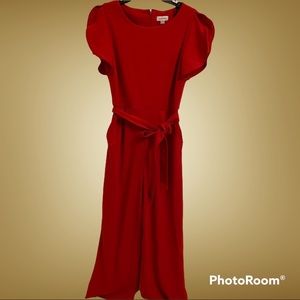 Red Calvin Clain Women Romper, size 12